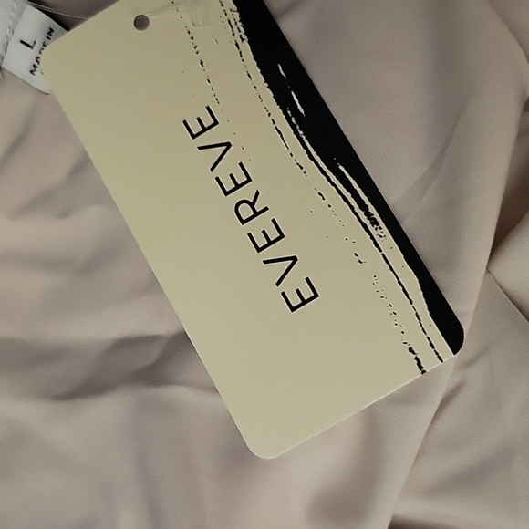 NWT Evereve Hudson Floral Print Camisole Tank Top Ruffle Trim Rust Red Dainty L - Picture 7 of 9